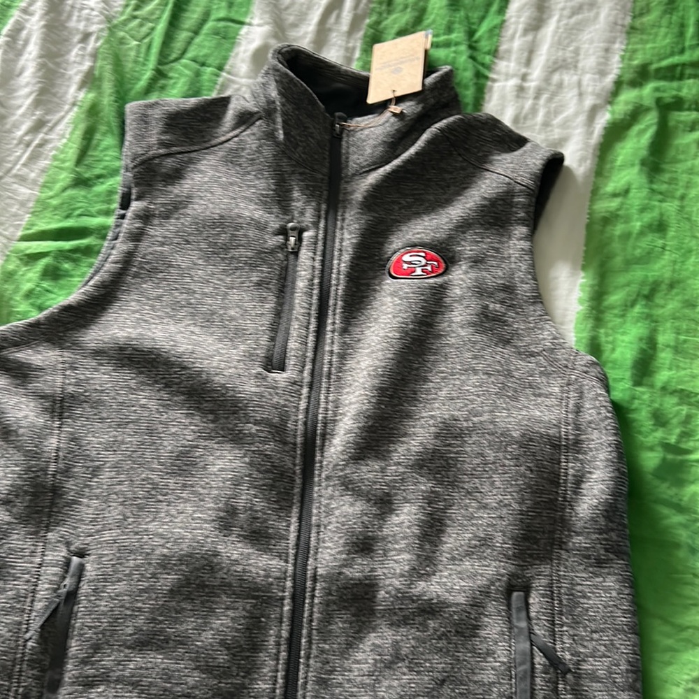 Sam Francisco vest w full zipper and fleece inside nwt size xL